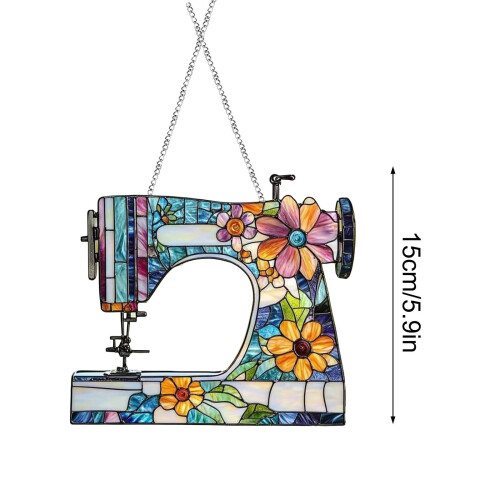 Clearance Sewing Machine Acrylic Decorative Flat Acrylic Pendant 2