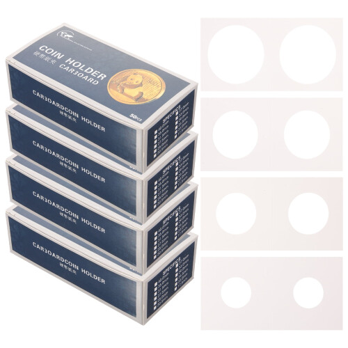 Coin Collection Supplies Transparent Coin Protector 4 Boxes