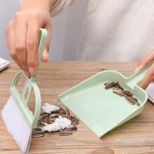 Mini Hand Broom & Dustpan Set, Small Table/CAR Sweep Brush (Green, 7x4.5x1.2in) – Compatible with ANMUYUM