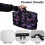 Butterfly Pattern Polyester Carrying Bag with Handle and 5