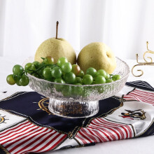 Plateau de présentation en verre pour fruits, 1 pièce