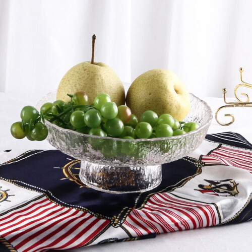 Glasfat för fruktdisplay, serveringsfat, 1 st