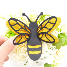 Pearlescent Bee Wall Sticker Set for Kids Bedroom Decoration