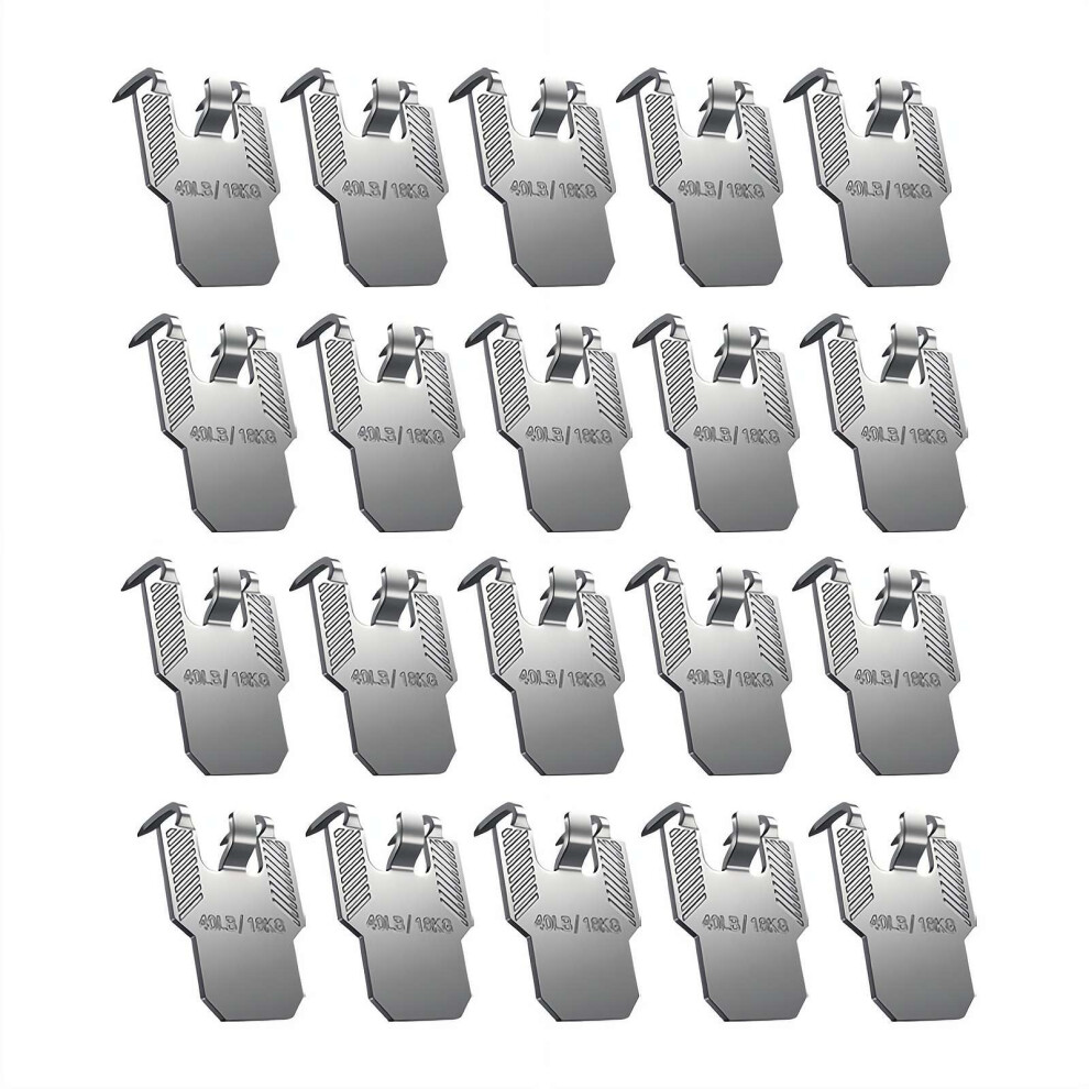 20 Pcs Claw Picture Hangers For Drywall Â Heavy Duty, No-Damage Hooks For Frames, Mirrors, Posters; Compatible With Standard Stud Finders 9341593663199