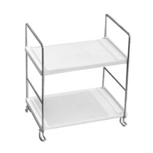 2-Tier Countertop Organizer, Plastic, Removable Shelves