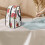 Red Rose Pattern Steamer Organizer Case Portable 3
