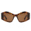 Polarized Unisex Sunglasses Retro Tortoise Shell Frame Dark 1