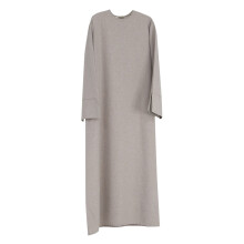 Women's Loose-Fit Solid Colour Abaya Robe