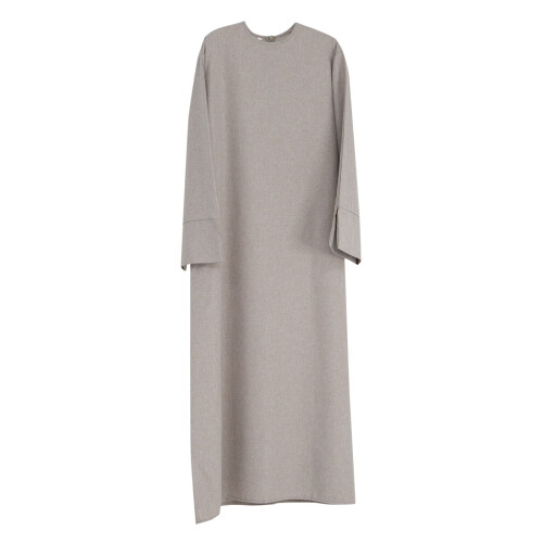 Women's Loose-Fit Solid Colour Abaya Robe
