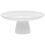 RENACLIPY Stable White Ceramic Cake Plate for Kitchen Elegant Dessert Stand 1