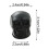 (Black, 4PCS) Halloween Skull Cabinet Knobs - 4pcs 2