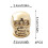 (Gold, 4PCS) Halloween Skull Cabinet Knobs - 4pcs 5