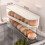 2-Pack Auto Rolling Egg Dispenser, 12-Egg Capacity, Easy-Load Cascading Rack for Kitchen/Pantry/Fridge – Compatible with Standard Eggs 4