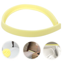 Bed Wall Gap Filler Yellow Sponge L Shaped for Beds Home 78.7x2.6x2.0in 1Set