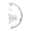 Supporto per Tom Supporto per Tom Hoop Supporto per Sospensione per Batteria Accessorio Hardware 10 Pollici Argento 2
