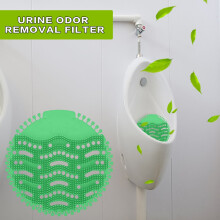 Toilet Deodorizing Filter Disc, Male Urinal Fragrance Ball, Bathroom Freshener, Long-Lasting Scent, Indoor Use Shape C