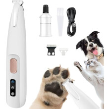Rechargeable Furry Basics Pet Hair Trimmer | 2026 New Pet Micro Precision Trimmer with LED Light & Waterproof Shaver