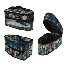 Portable Steamer Case with Mushroom Floral Pattern