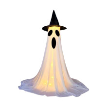 Duża podświetlana ozdoba z tkaniny o wysokości 120 cm do ogrodu, na werandę, do wnętrz i na zewnątrz na Halloween