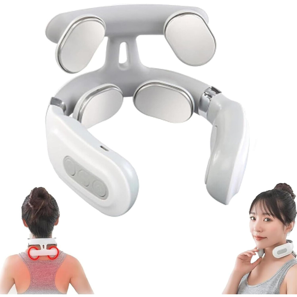 Vitality Magic Pro 2.0 Neck Massager â 6 Vibration Modes, 15 Intensity Levels, for Home & Office Relaxation (1Pcs)