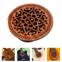 Cache-Rosace de Guitare Léger et Décoratif, Réduit le Larsen et le Bruit, Accessoire Essentiel pour Guitare A