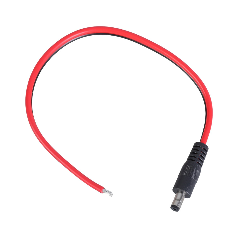 5.5Mmx2.1mm Dc5521 Male Power Pigtail Cable Open End Wire For Led Lighting And Cctv Systems 14Awg 9132278050485