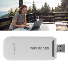 4G USB tragbarer WiFi-Hotspot, LTE, 10 Nutzer, Weiß