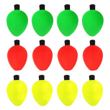 12pcs Strikes Indicators Float Fishing Bobbers Floating Bobber Indicators for Trout Fishing Tackle Accessories