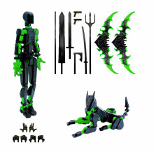 Titan13Serie Actionfigur, grün, beweglich, Sammlerstück