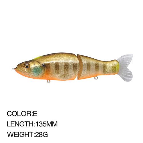 Langsam Schwimmender Köder, Schwimmköder, Gelenk-Schwingköder, Köder, Bionik-Köder E 1
