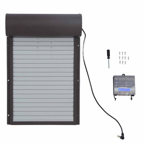 Automatisk hønsehusdør – Metal, timer og batteri