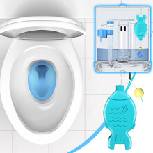 Aromatic Toilet Cleaner Liquid – Fast-Acting for Sitting & Squatting Toilets, Long-Lasting Odor Removal, Stain Elimination, Refreshing Blue