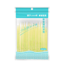 High-Quality Plastic Toothpicks Durable, Hygienic, and Convenient for Daily Oral Care 100 Pack