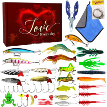 2025 Fishing Advent Calendar – Countdown to Christmas with Tackle Set, Compatible with Fishing Lovers, Dad & Boyfriend