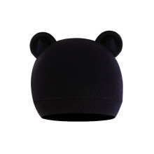 Baby Hat with Ears Cotton Warm Newborn Accessories Baby Girls Boys Autumn Winter Hat for Kid Infant Toddler Caps Black