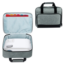 Projector Carrying Case, Projector Bag with Accessories Storage Pockets & Adjustable Shoulder Straps,and Most Mini Projectors