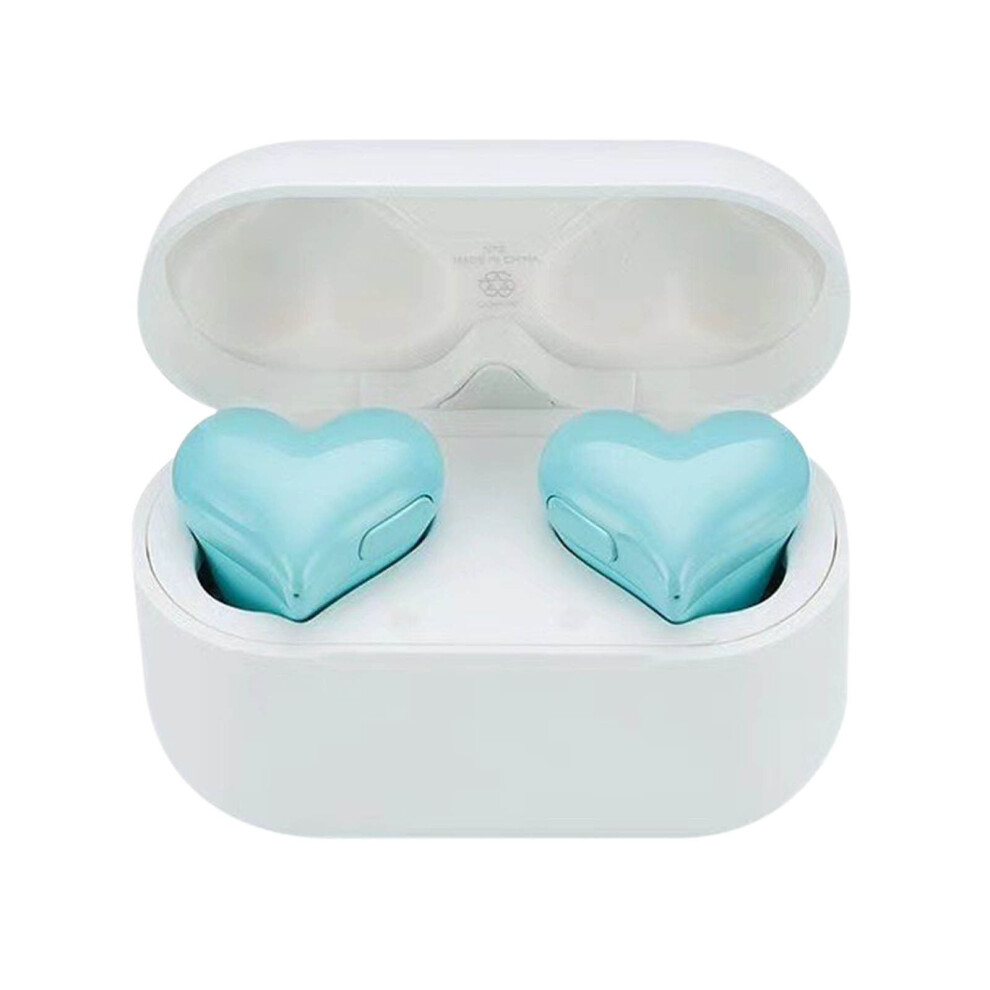Heart-Shaped Earbuds, Hifi Stereo Bluetooth 5.3, Fast Charging, Noise Cancelling, With Charging CaseâCompatible With Iphone & Android 9132278051154