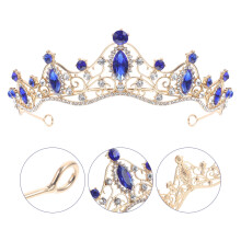 Fairy Gemstone Tiara Wedding Bridal Headdress Hair Decoration for Women 1Pcs