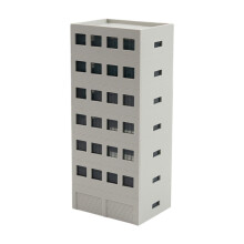 Model Railway Buildings Model Trains Commercial Building DIY 1:150 N Scale for Miniature Street Micro Landscape Display Props 6.2x4.7x14.3cm
