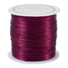 1 Roll Copper Beading Wire 0.3mm 0.5mm 0.6mm Craft Jewelry Necklace Wire String-Indigo-0.3mm-72m/roll