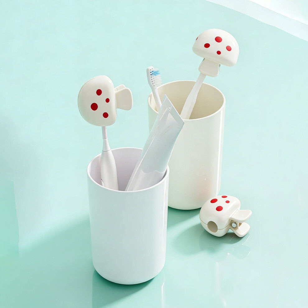 Xiying Mushroom Toothbrush Cover, Dustproof Travel Protector Cap, Portable Storage Case (1.851.731.1 In), 1-Pack 9405492437685