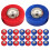 Raindrops 40Pcs Mini Shuffleboard Tabletop Balls Shuffleboard Roller Beads Game Supply 1