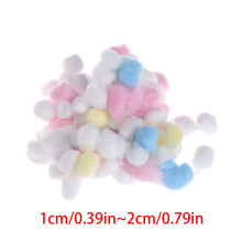 Hamster Cotton Ball Colorful Cotton Ball Soft Winter Sleeping Bed Stuffing Filler for Small Pet Hamster