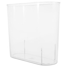 Poubelle haute et mince en plastique transparent, 1 pièce, 31,4 x 27,9 x 13,3 cm