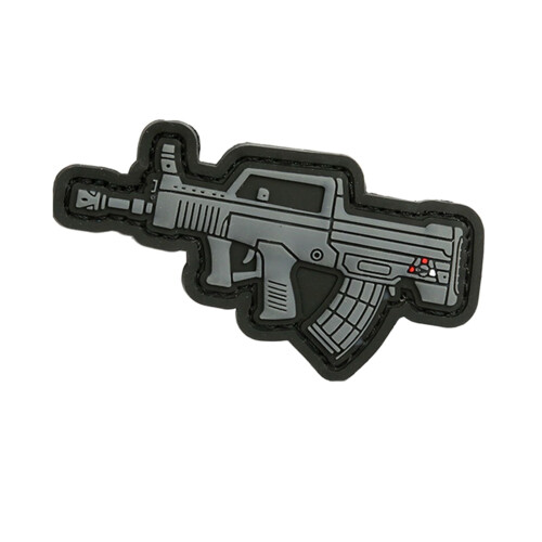 Tactical PVC Morale Patch, Hook Fastener