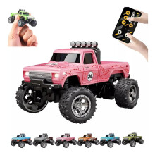 Mini camión monstruo RC, camión monstruo a escala con control remoto