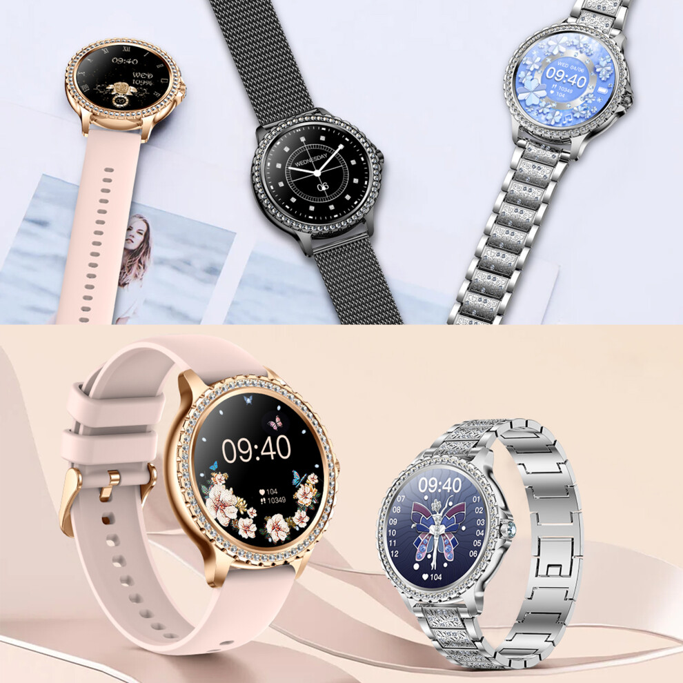 1.32 Inch Waterproof Smartwatch Ip67 Bt5.0 Fitness Tracker- Black 9471387619771