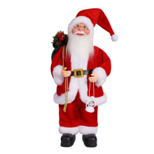 12" vánoční dekorace Santa Claus figurka dekorace, stojící panenka Santa Claus pro vánoční sváteční dekorace párty potřeby