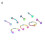 Body Piercing Barbell Jewelry Set 8 Pieces 6