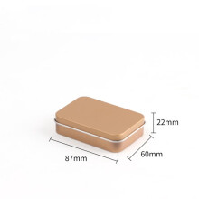 Boîte en fer mat carrée Spot Makou personnalisée à faire soi-même, boîte spéciale pour bijoux et armures, emballage pour armures